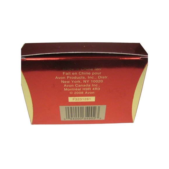 2008 AVON 5th Annual Christmas Tree Brooch Pin Signed Rhinestone Faux Pearl - Picture 5 of 10